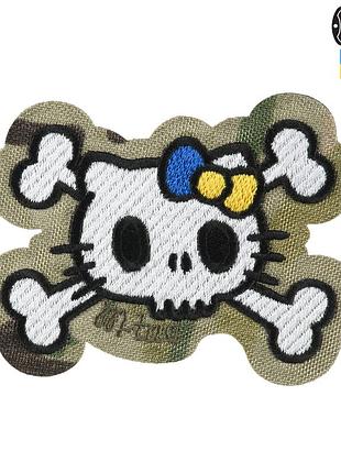 M-tac нашивка kitty (вышивка) white/multicam