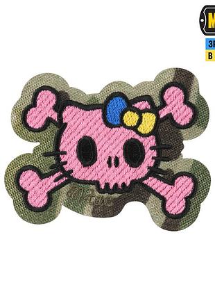 M-tac нашивка kitty (вишивка) pink/multicam