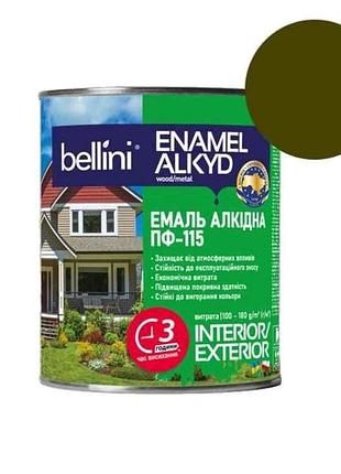 Эмаль алкидная пф-115 хаки 2,8кг тм bellini