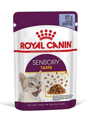 Royal canin sensory taste in jelly 85г корм для вибагливих котів в желе 1 шт