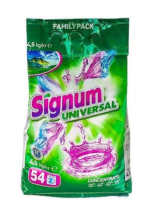 Стиральный порошок 4,5кг автомат universal тм signum