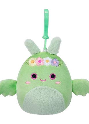 Мягкая игрушка на клипсе "дракон тов" squishmallows sqcp00217, 9 см