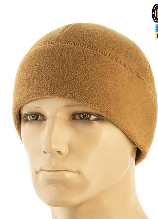 M-tac шапка watch cap elite флис (320г/м2) with slimtex coyote brown