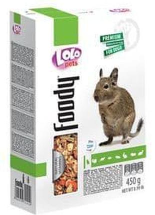 Корм для дегу lolo pets 500 г