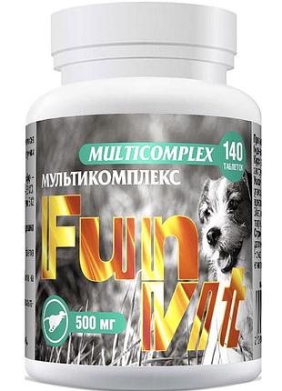 Витамины funvit multicomplex-мультивитамины для собак 140 таб