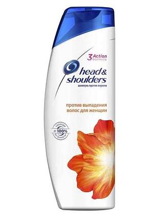 Шампунь против перхоти против выпадения волос для женщин 400 мл тм head shoulders