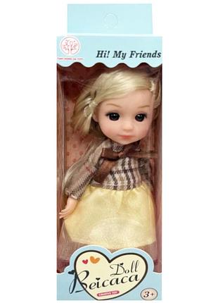 Детская игровая кукла "doll lovely" 6788-3/4-3 размер 15 см