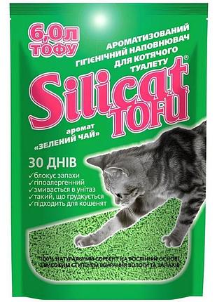Наполнитель silicat tofu для кошачьего туалета, 3,8 кг