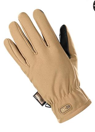 M-tac перчатки soft shell thinsulate coyote brown 3