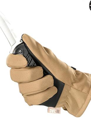M-tac перчатки soft shell thinsulate coyote brown 5