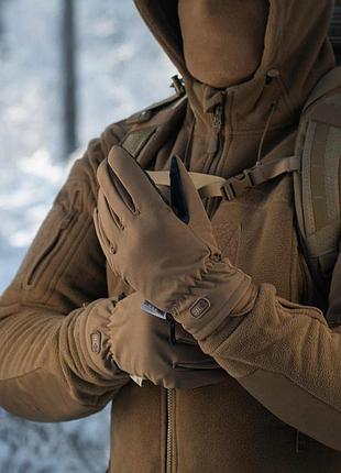 M-tac перчатки soft shell thinsulate coyote brown 8