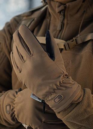 M-tac перчатки soft shell thinsulate coyote brown 9