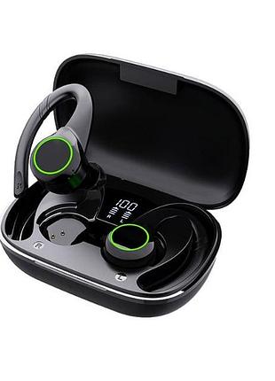 Бездротові bluetooth-навушники u5 (спортивні) глибокі бази, акумулятор кейса 520 mah