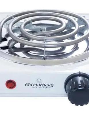 Электроплита crownberg св-3740 1000w спиральная