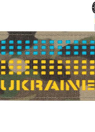 M-tac нашивка ukraine laser cut multicam/yellow/blue/gid