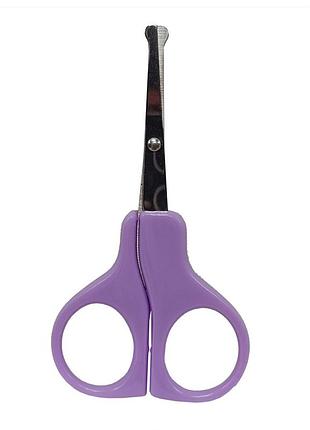 Ножницы маникюрные безопасные mgz-0715(violet) фиолетовый