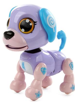 Уценка!!! интерактивная игрушка смышленый питомец "щенок" dison e5599-7(violet)-uc фиолетовый