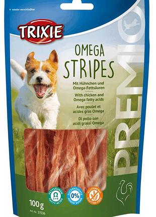 Premio omega stripes-ласощі для собак з курячою грудкою, тріксі 31536