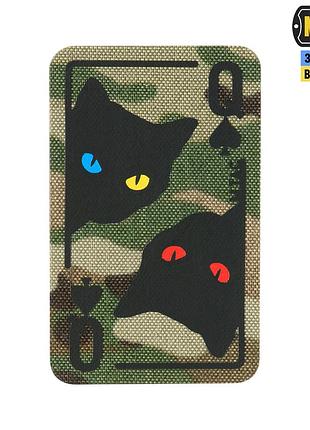 M-tac нашивка queen of spades multicam/black