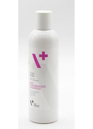 Шампунь антисеборейный для котов и собак vetexpert antiseborrheic shampoo, 250 мл