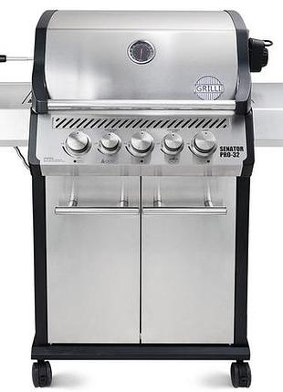 Газовий гриль senator pro-32 з системою bbq block fire grilli 700377 код: 012036