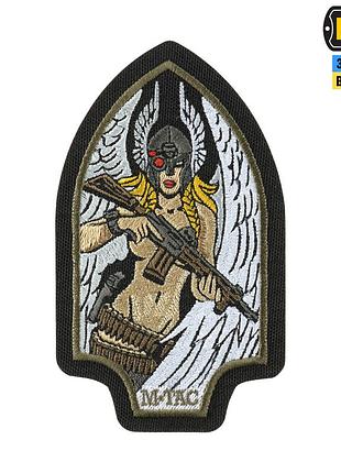 M-tac нашивка valkyrie (вишивка) black/ranger green
