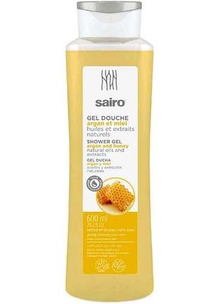 Гель для душу 600мл argan and honey тм sairo