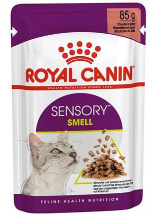 Royal canin sensory smell in gravy 85г корм для вибагливих котів в соусі 1 шт