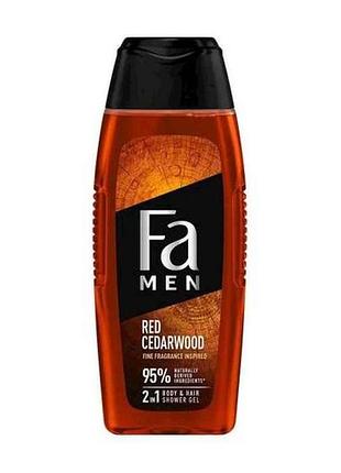 Гель д/душу men 250мл червоне дерево тм fa