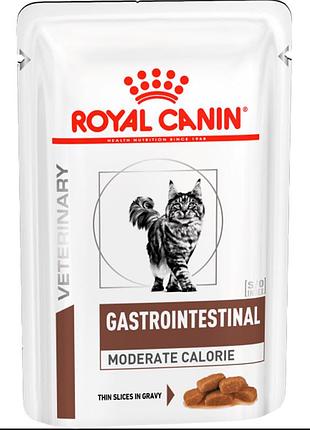 Royal canin gastro intensial moderate calorie консервы для кошек 85г