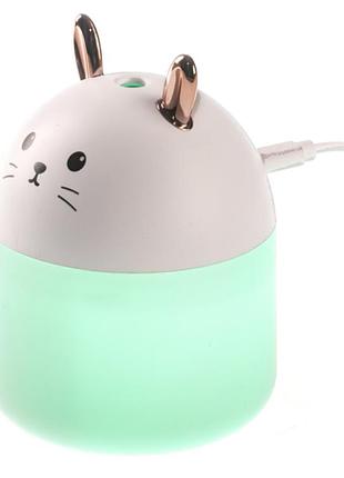 Зволожувач котик міні арома-дифузор humidifier meng chong usb ультразвуковий