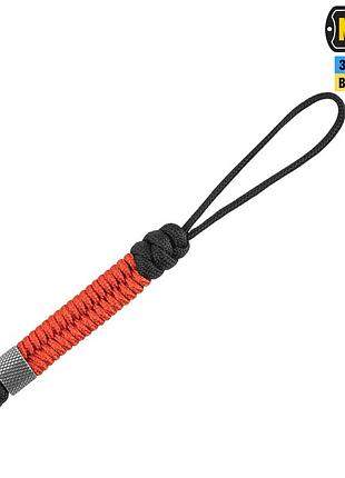 M-tac темляк fish&cylindre steel black&red