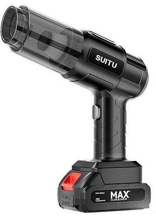 Акумуляторний автомобільний пилосос, car vacuum cleaner 1200mah, ma616 (1ящ.= 20 шт.)