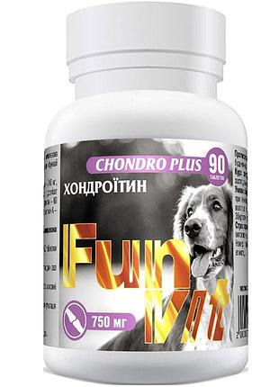 Вітаміни funvit chondro plus з хондроїтином для собак 90 таб