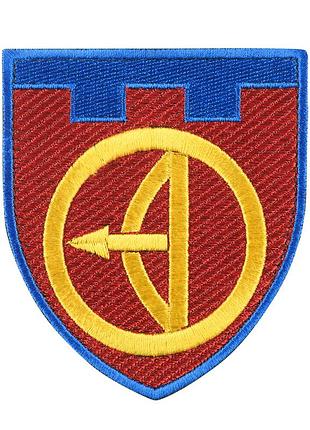 Шеврон 112 бригада тро кольоровий