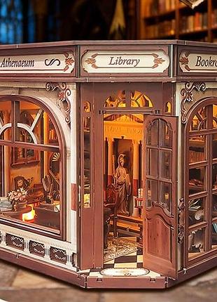 Бук нук кабінет афіни інтер'єрний конструктор book nook athenaeum cabinet diy sj-038