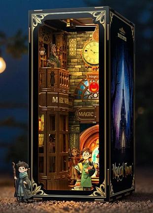 Бук нук магический город book nook magical town house diy интерьерный конструктор m-8002