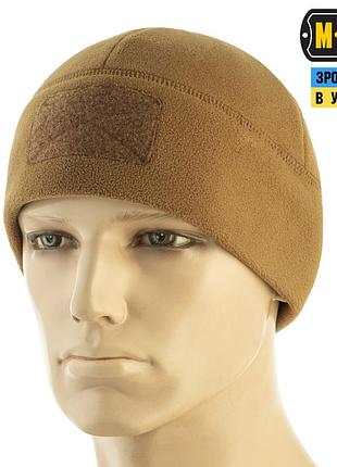 M-tac шапка watch cap elite фліс (320 г/м2) з липучкою coyote brown