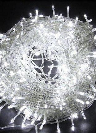 Cветодиодная гирлянда 800 led 45 метров белый ma132white (1ящ.=20шт.)
