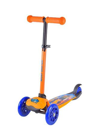 Дитячий самокат hot wheels bambi ls2212 з рюкзачком 17х20 см