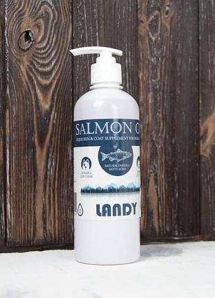 Salmon oil landy рыбий жир лососевых рыб 0,5 л 730501