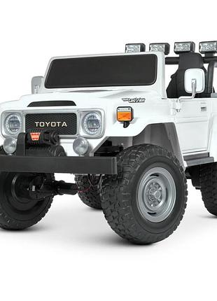 Дитячий електромобіль джип bambi m 4968eblr-1 (24v) toyota білий