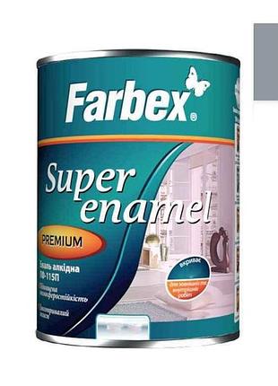Эмаль алкидная пф-115п серебро 2.5кг тм farbex