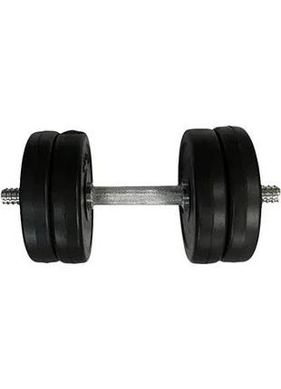 Гантель наборная композитная в пластиковой оболочке rock pro-r 11,5 кг ne-pl-r-011