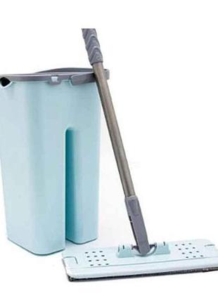 Плоска швабра elegant з відром 8л в кольоровій упаковцi тм zambak plastik