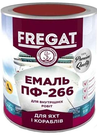 Эмаль алкидная пф-266 красно-коричневый 2,8кг для пола тм fregat