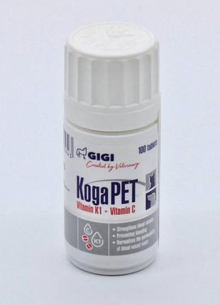Gigi когапет вітаміни для собак і кішок 100 таб 43094