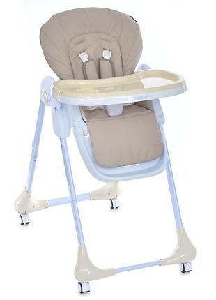 Детский стульчик для кормления m 3233l taupe beige