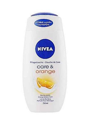 Гель-догляд для душу крем і апельсин 750мл тм nivea