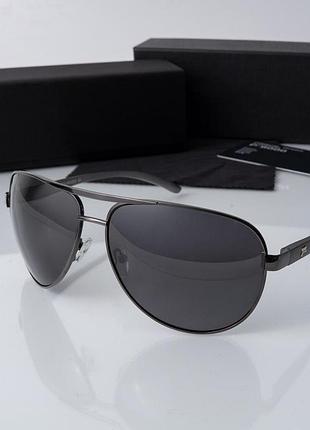 Окуляри з поляризацією сонцезахисні чоловічі polarized (213) срібні